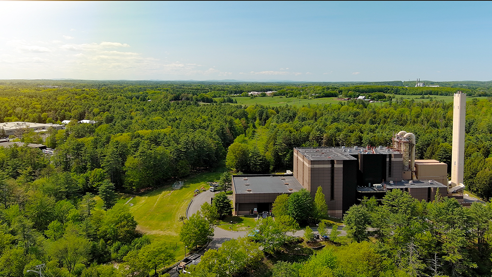 power plant aerial